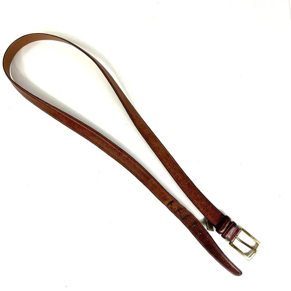 Trafalgar Leather Belt Classic Scotch Grain Tan Brown